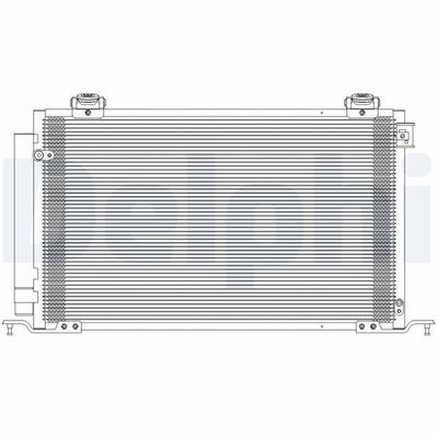 Condenser, air conditioning DELPHI TSP0225628