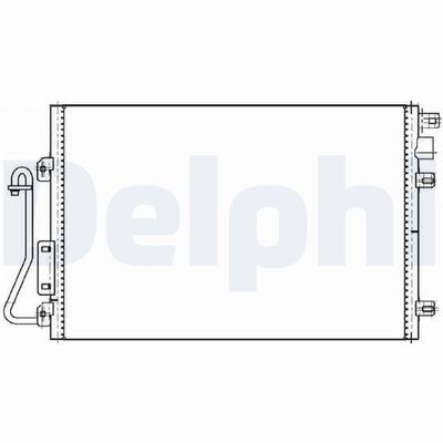 Condenser, air conditioning DELPHI TSP0225635