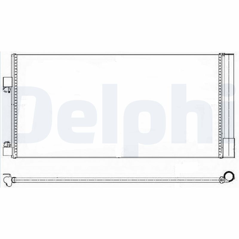 DELPHI TSP0225638 Condenser, air conditioning