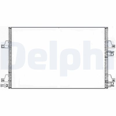 Condenser, air conditioning DELPHI TSP0225639