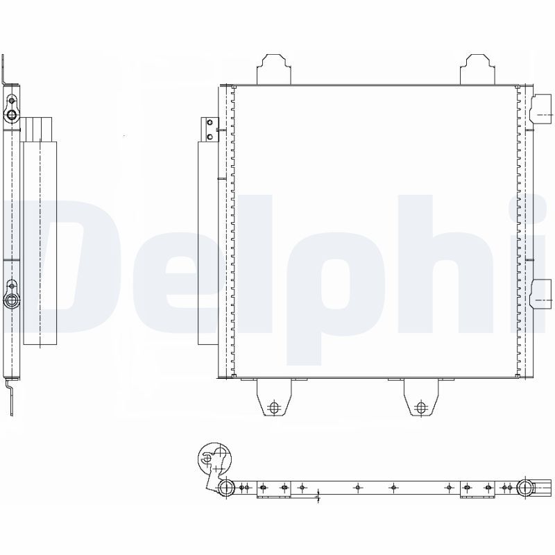 DELPHI TSP0225643 Condenser, air conditioning
