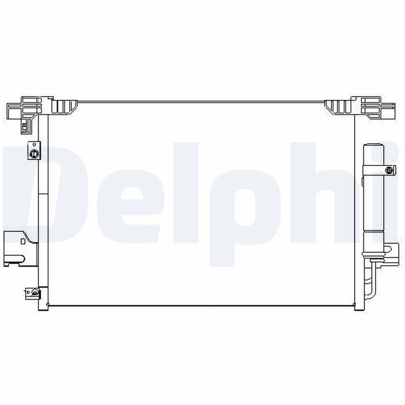 DELPHI TSP0225648 Condenser, air conditioning