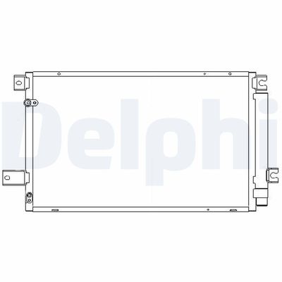 Condenser, air conditioning DELPHI TSP0225658