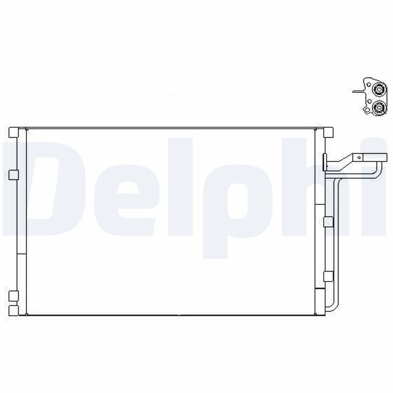 DELPHI TSP0225659 Condenser, air conditioning
