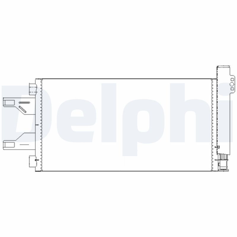 DELPHI TSP0225676 Condenser, air conditioning