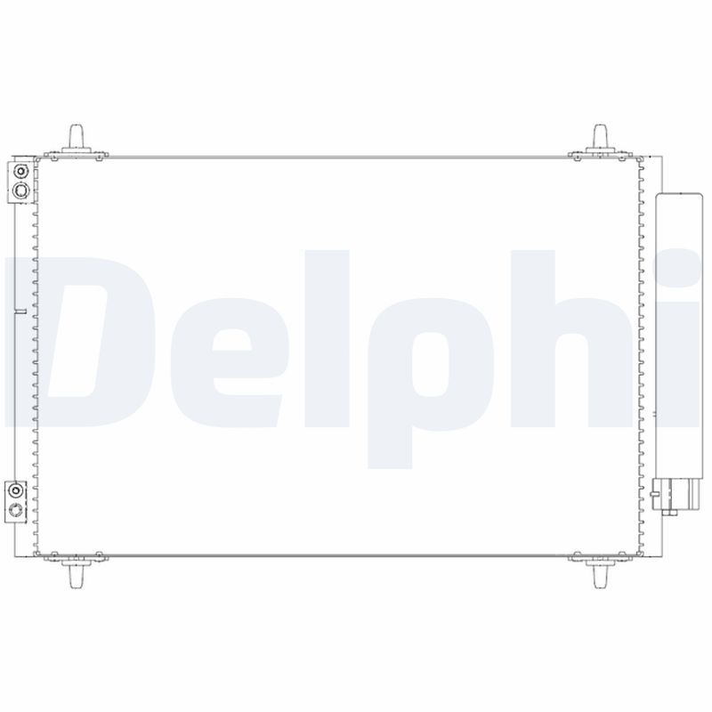 DELPHI TSP0225677 Condenser, air conditioning