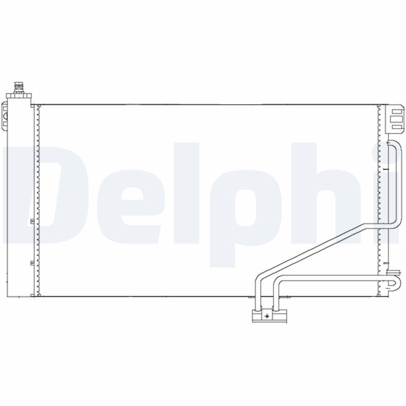 DELPHI TSP0225678 Condenser, air conditioning