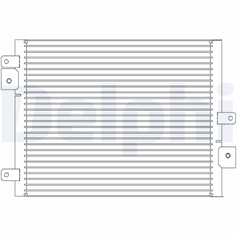 DELPHI TSP0225681 Condenser, air conditioning