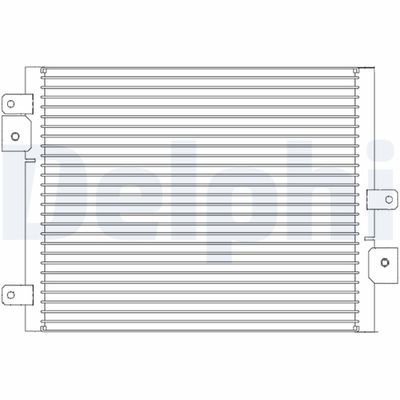 Condenser, air conditioning DELPHI TSP0225681