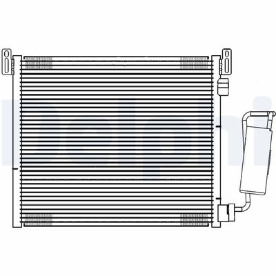Condenser, air conditioning DELPHI TSP0225688