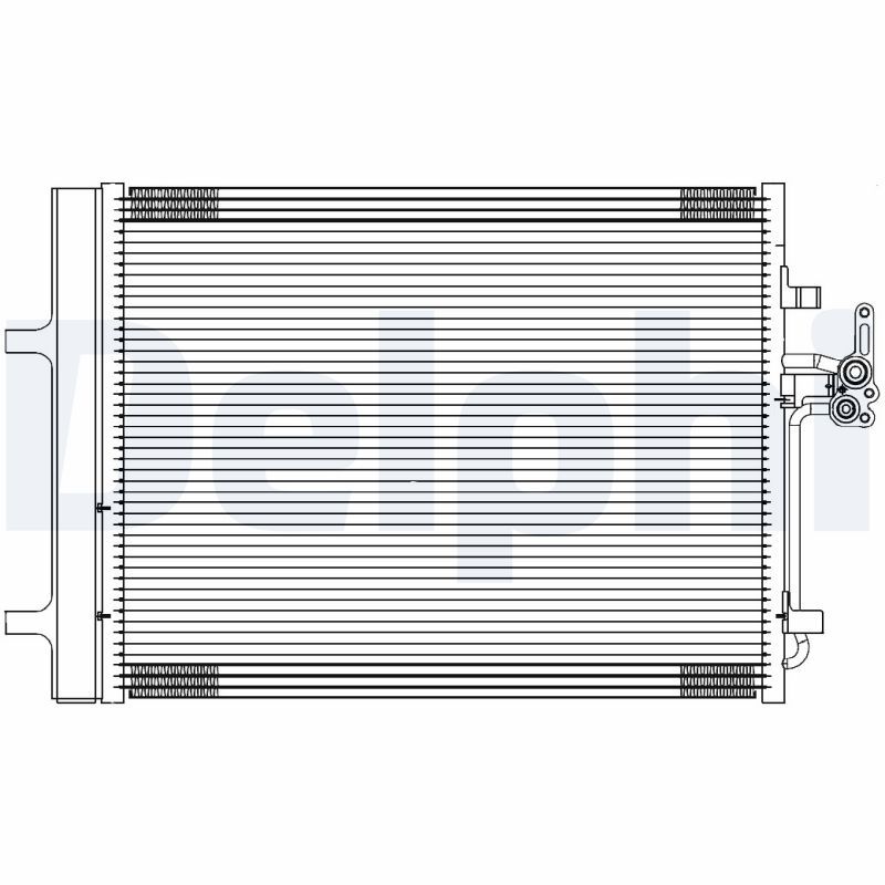 DELPHI TSP0225689 Condenser, air conditioning