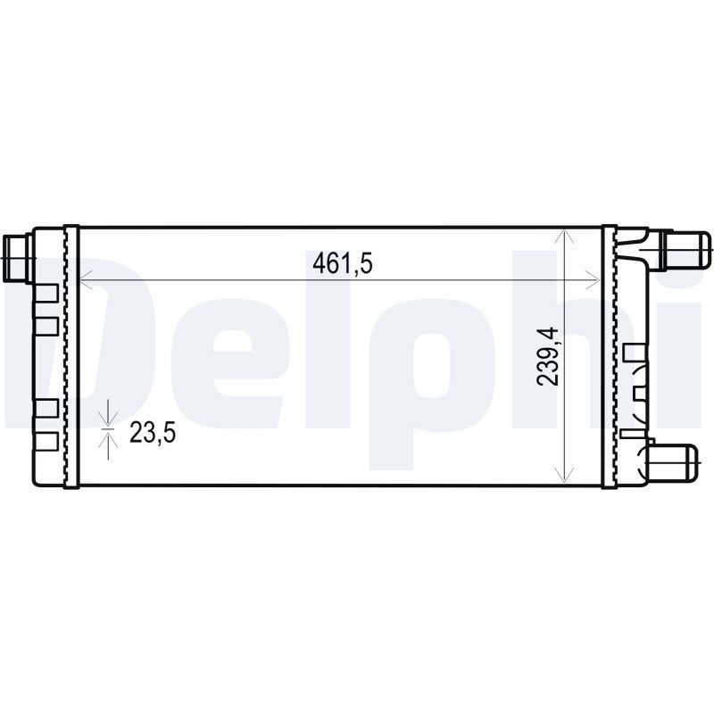 DELPHI TSP0524015 Radiator, engine cooling