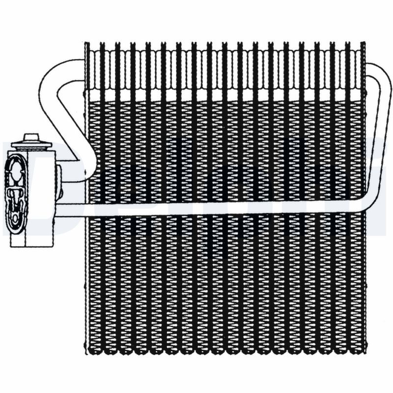 DELPHI TSP0525016 Evaporator, air conditioning