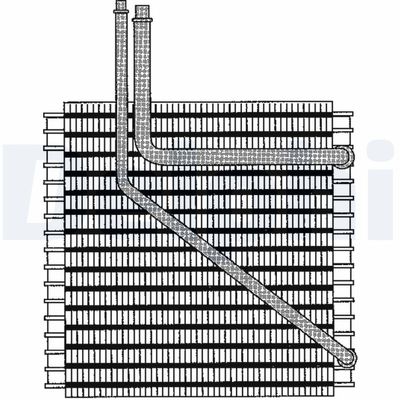 Evaporator, air conditioning DELPHI TSP0525058