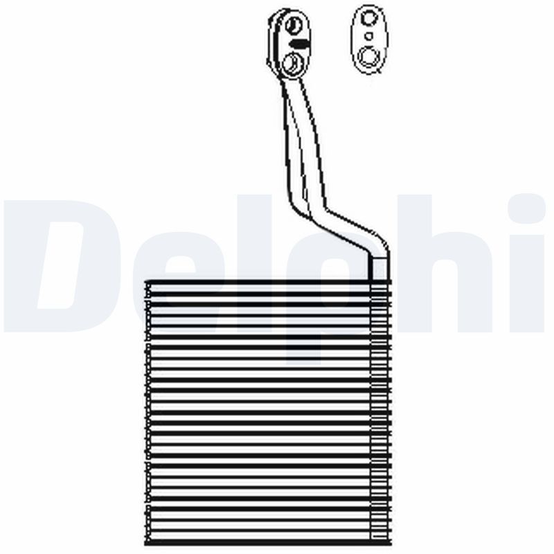 DELPHI TSP0525196 Evaporator, air conditioning