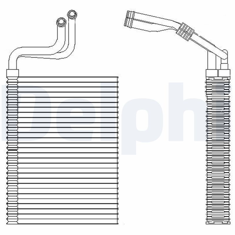 DELPHI TSP0525197 Evaporator, air conditioning