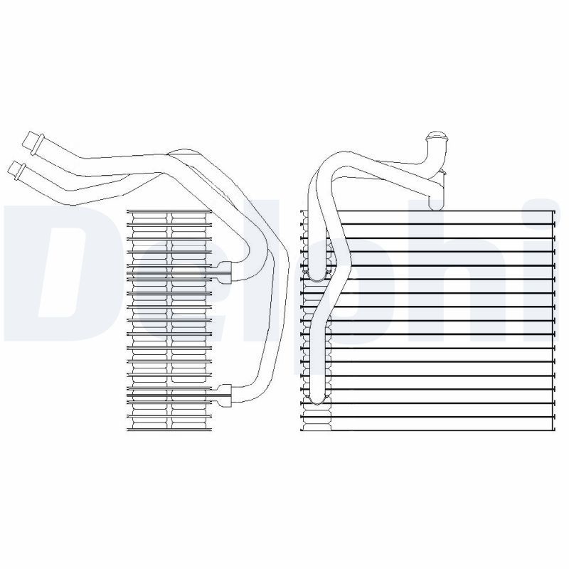 DELPHI TSP0525198 Evaporator, air conditioning