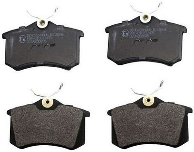 Brake Pad Set, disc brake DENCKERMANN B110046