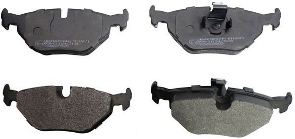DENCKERMANN B110071 Brake Pad Set, disc brake