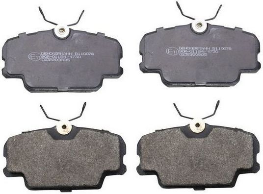 DENCKERMANN B110078 Brake Pad Set, disc brake