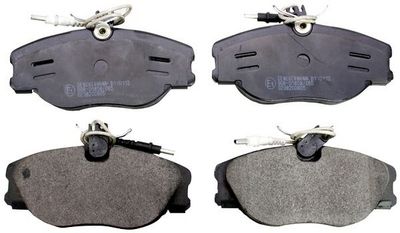 Brake Pad Set, disc brake DENCKERMANN B110112