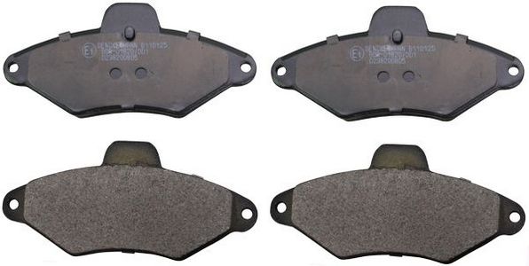 DENCKERMANN B110125 Brake Pad Set, disc brake