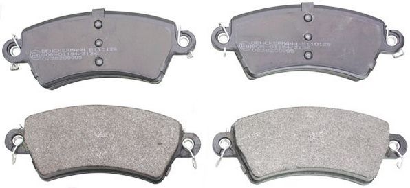DENCKERMANN B110128 Brake Pad Set, disc brake