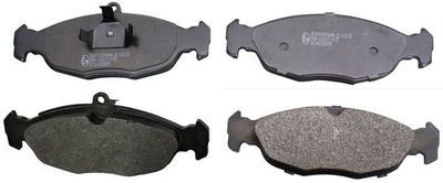 Brake Pad Set, disc brake DENCKERMANN B110138