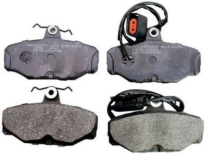 Brake Pad Set, disc brake DENCKERMANN B110224