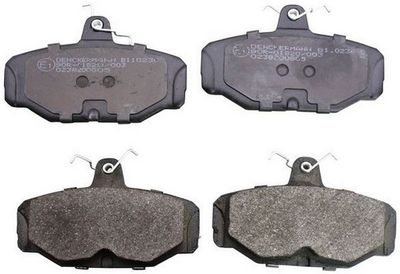 Brake Pad Set, disc brake DENCKERMANN B110236