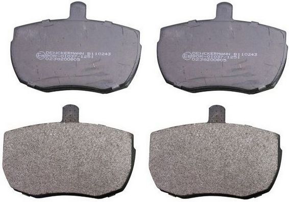 DENCKERMANN B110243 Brake Pad Set, disc brake