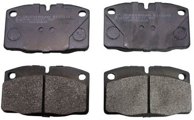 Brake Pad Set, disc brake DENCKERMANN B110249