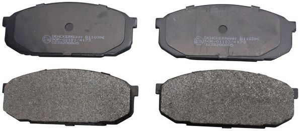 DENCKERMANN B110396 Brake Pad Set, disc brake