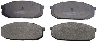 Brake Pad Set, disc brake DENCKERMANN B110396