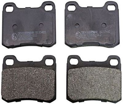 Brake Pad Set, disc brake DENCKERMANN B110483