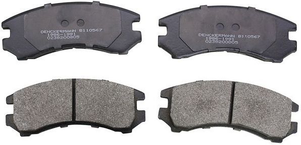 DENCKERMANN B110567 Brake Pad Set, disc brake