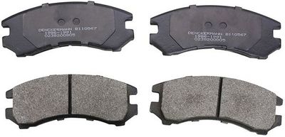 Brake Pad Set, disc brake DENCKERMANN B110567