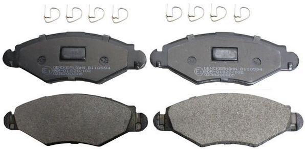 DENCKERMANN B110594 Brake Pad Set, disc brake