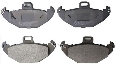 Brake Pad Set, disc brake DENCKERMANN B110652