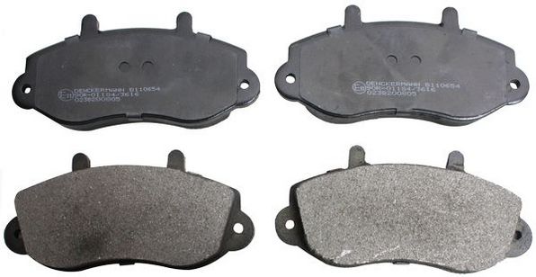 DENCKERMANN B110654 Brake Pad Set, disc brake
