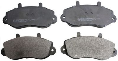Brake Pad Set, disc brake DENCKERMANN B110654