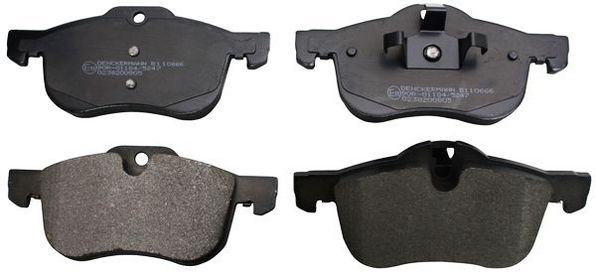 DENCKERMANN B110666 Brake Pad Set, disc brake