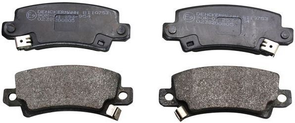 DENCKERMANN B110753 Brake Pad Set, disc brake