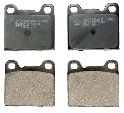 DENCKERMANN B110863 Brake Pad Set, disc brake
