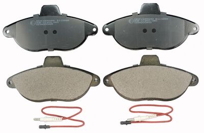 Brake Pad Set, disc brake DENCKERMANN B110888