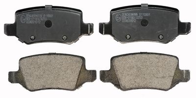DENCKERMANN B110891 Brake Pad Set, disc brake