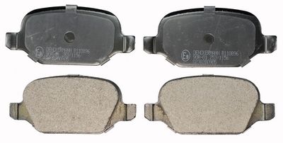 Brake Pad Set, disc brake DENCKERMANN B110896