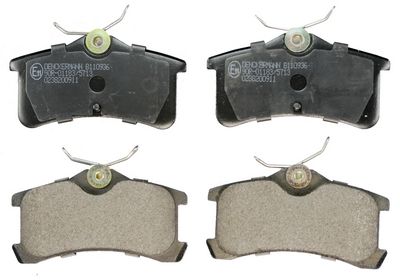 DENCKERMANN B110936 Brake Pad Set, disc brake