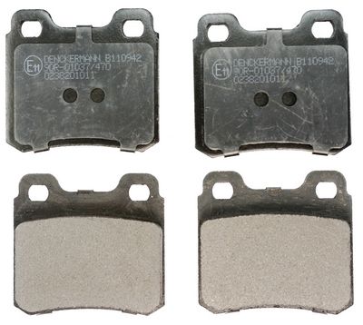 Brake Pad Set, disc brake DENCKERMANN B110942