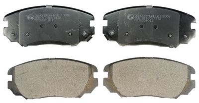 Brake Pad Set, disc brake DENCKERMANN B110956